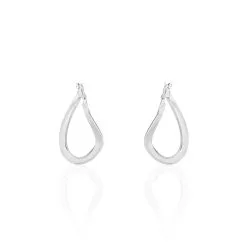 Histoire D'Or Créoles Argent Blanc Olivia -Boucles d'oreilles Bracelet Soldes FAOFBW00O4 view1