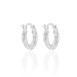 Histoire D'Or Créoles Argent Blanc Diane -Boucles d'oreilles Bracelet Soldes FAOFBW00U6 view1