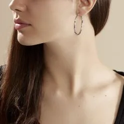 Histoire D'Or Créoles Argent Blanc Diane -Boucles d'oreilles Bracelet Soldes FAOFBW00UB model0