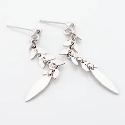 Histoire D'Or Boucles D'oreilles Pendantes Auxanne Argent Blanc -Boucles d'oreilles Bracelet Soldes FAOFBW00WC view2