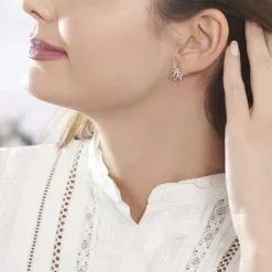 Histoire D'Or Bijoux D'oreilles Anjali Argent Blanc -Boucles d'oreilles Bracelet Soldes FAOFBW00Y1 model0