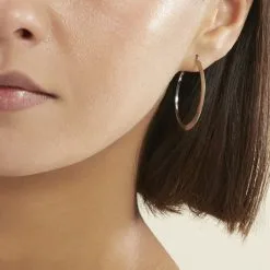 Histoire D'Or Créoles Argent Blanc Hally -Boucles d'oreilles Bracelet Soldes FAOFBW00Z7 model0