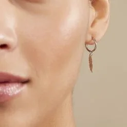 Histoire D'Or Créoles Elvyn Argent Blanc -Boucles d'oreilles Bracelet Soldes FAOFBW00ZG model0