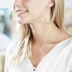 Histoire D'Or Créoles Argent Blanc Agathe -Boucles d'oreilles Bracelet Soldes FAOFBW00ZO model0