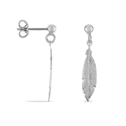 Histoire D'Or Boucles D'oreilles Pendantes Euriell Argent Blanc -Boucles d'oreilles Bracelet Soldes FAOFBW011S view1