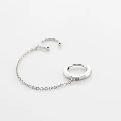 Histoire D'Or Bijou D'oreille Unitaire Argent Hathor -Boucles d'oreilles Bracelet Soldes FAOFBW013B view2