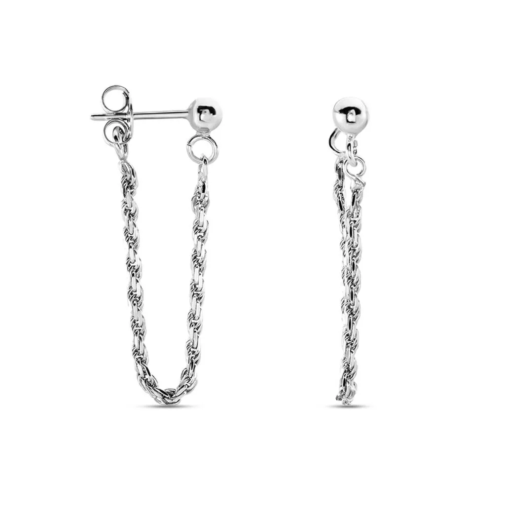 Histoire D'Or Boucles D'oreilles Pendantes Argent Blanc Renae 4 Histoire D'Or Boucles D'oreilles Pendantes Argent Blanc Renae – Image 2