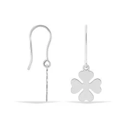 Histoire D'Or Boucles D'oreilles Pendantes Naomie Argent Blanc -Boucles d'oreilles Bracelet Soldes FAOFBW0729 view1
