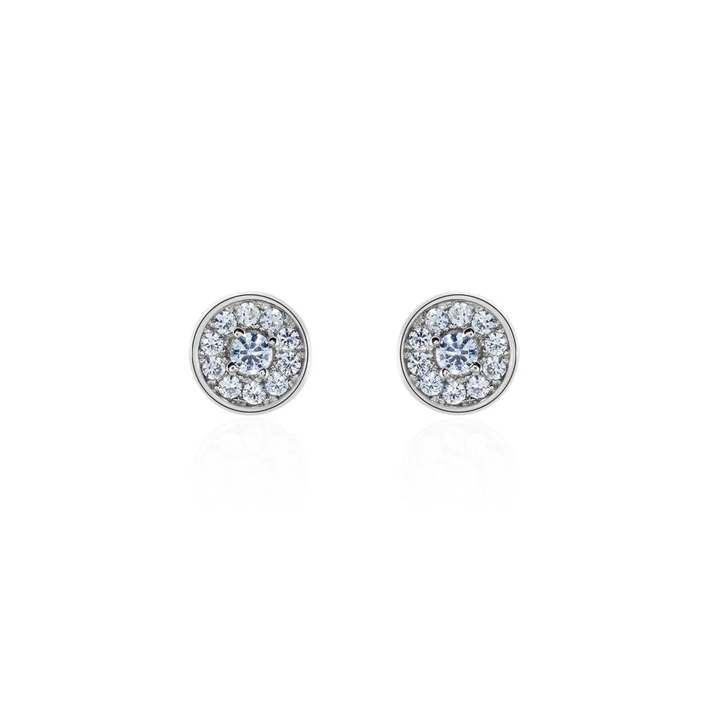Histoire D'Or Boucles D'oreilles Puces Auxana Argent Blanc Oxyde De Zirconium 3 Histoire D'Or Boucles D'oreilles Puces Auxana Argent Blanc Oxyde De Zirconium