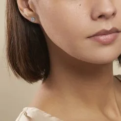 Histoire D'Or Boucles D'oreilles Puces Auxana Argent Blanc Oxyde De Zirconium 9 Histoire D'Or Boucles D'oreilles Puces Auxana Argent Blanc Oxyde De Zirconium -Boucles d'oreilles Bracelet Soldes FAOFBZB178 model0