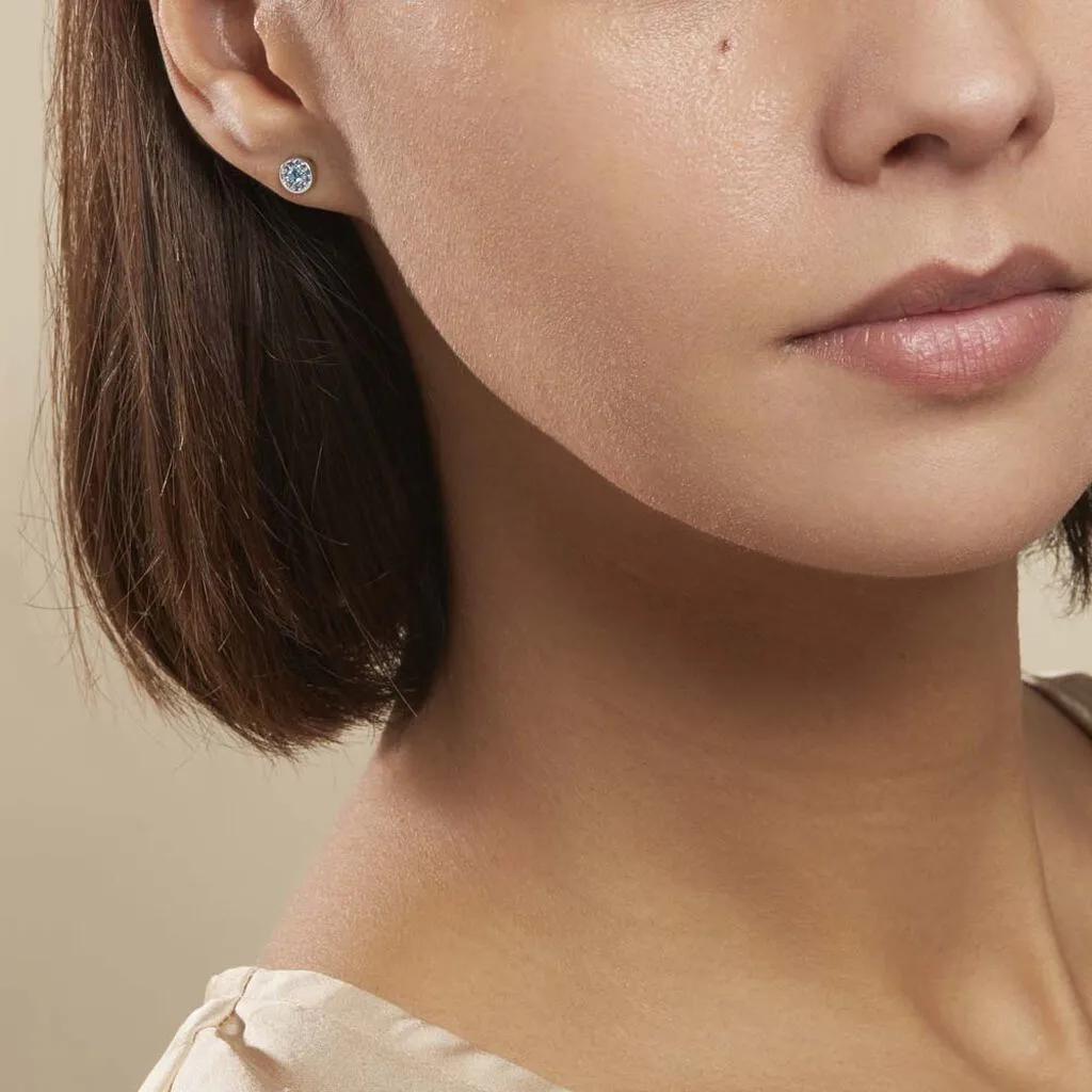 Histoire D'Or Boucles D'oreilles Puces Auxana Argent Blanc Oxyde De Zirconium 6 Histoire D'Or Boucles D'oreilles Puces Auxana Argent Blanc Oxyde De Zirconium – Image 4