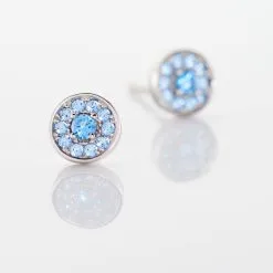 Histoire D'Or Boucles D'oreilles Puces Auxana Argent Blanc Oxyde De Zirconium 8 Histoire D'Or Boucles D'oreilles Puces Auxana Argent Blanc Oxyde De Zirconium -Boucles d'oreilles Bracelet Soldes FAOFBZB178 view2