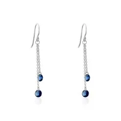Histoire D'Or Boucles D'oreilles Lidiwine Argent Blanc Oxyde