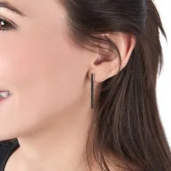 Histoire D'Or Boucles D'oreilles Pendantes Judith Argent Blanc Oxyde De Zirconium -Boucles d'oreilles Bracelet Soldes FAOFBZN063 model0