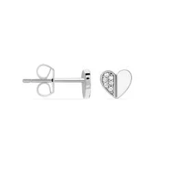 Histoire D'Or Boucles D'oreilles Pendantes Natacha Argent Blanc Oxyde De Zirconium -Boucles d'oreilles Bracelet Soldes FAOFBZW0GT view1