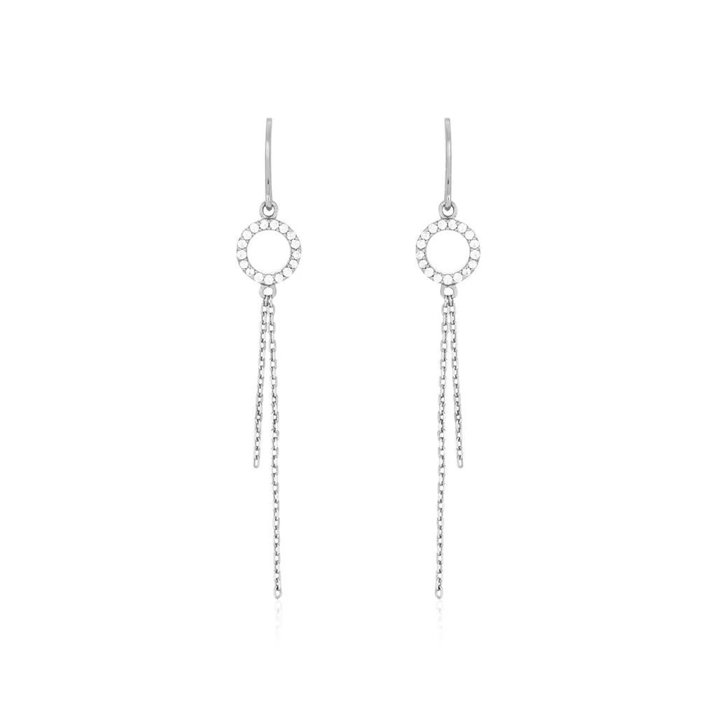 Histoire D'Or Boucles D'oreilles Pendantes Selena Argent Blanc Oxyde De Zirconium 3 Histoire D'Or Boucles D'oreilles Pendantes Selena Argent Blanc Oxyde De Zirconium