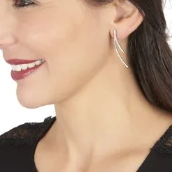 Histoire D'Or Boucles D'oreilles Pendantes Leia Argent Blanc Oxyde De Zirconium -Boucles d'oreilles Bracelet Soldes FAOFBZW0OE model0