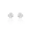 Histoire D'Or Boucles D'oreilles Puces Luce Argent Blanc Oxyde De Zirconium -Boucles d'oreilles Bracelet Soldes FAOFBZW0XM master