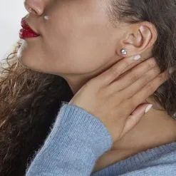 Histoire D'Or Boucles D'oreilles Pendantes Abha Argent Blanc Oxyde De Zirconium -Boucles d'oreilles Bracelet Soldes FAOFBZW0YZ model0