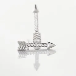 Histoire D'Or Boucles D'oreilles Puces Harrow Argent Blanc Oxyde De Zirconium -Boucles d'oreilles Bracelet Soldes FAOFBZW12M view2