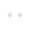 Histoire D'Or Boucles D'oreilles Puces Dilay Argent Blanc Oxyde De Zirconium