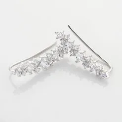 Histoire D'Or Boucles D'oreilles Pendantes Sarida Argent Blanc Oxyde De Zirconium 8 Histoire D'Or Boucles D'oreilles Pendantes Sarida Argent Blanc Oxyde De Zirconium -Boucles d'oreilles Bracelet Soldes FAOFBZW15M view2