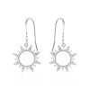 Histoire D'Or Boucles D'oreilles Pendantes Astri Argent Blanc Oxyde De Zirconium