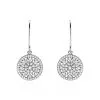 Histoire D'Or Boucles D'oreilles Pendantes Brunilda Argent Blanc Oxyde De Zirconium
