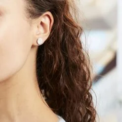 Histoire D'Or Boucles D'oreilles Pendantes Perona Argent Blanc Oxyde De Zirconium -Boucles d'oreilles Bracelet Soldes FAOFBZW1LK model0