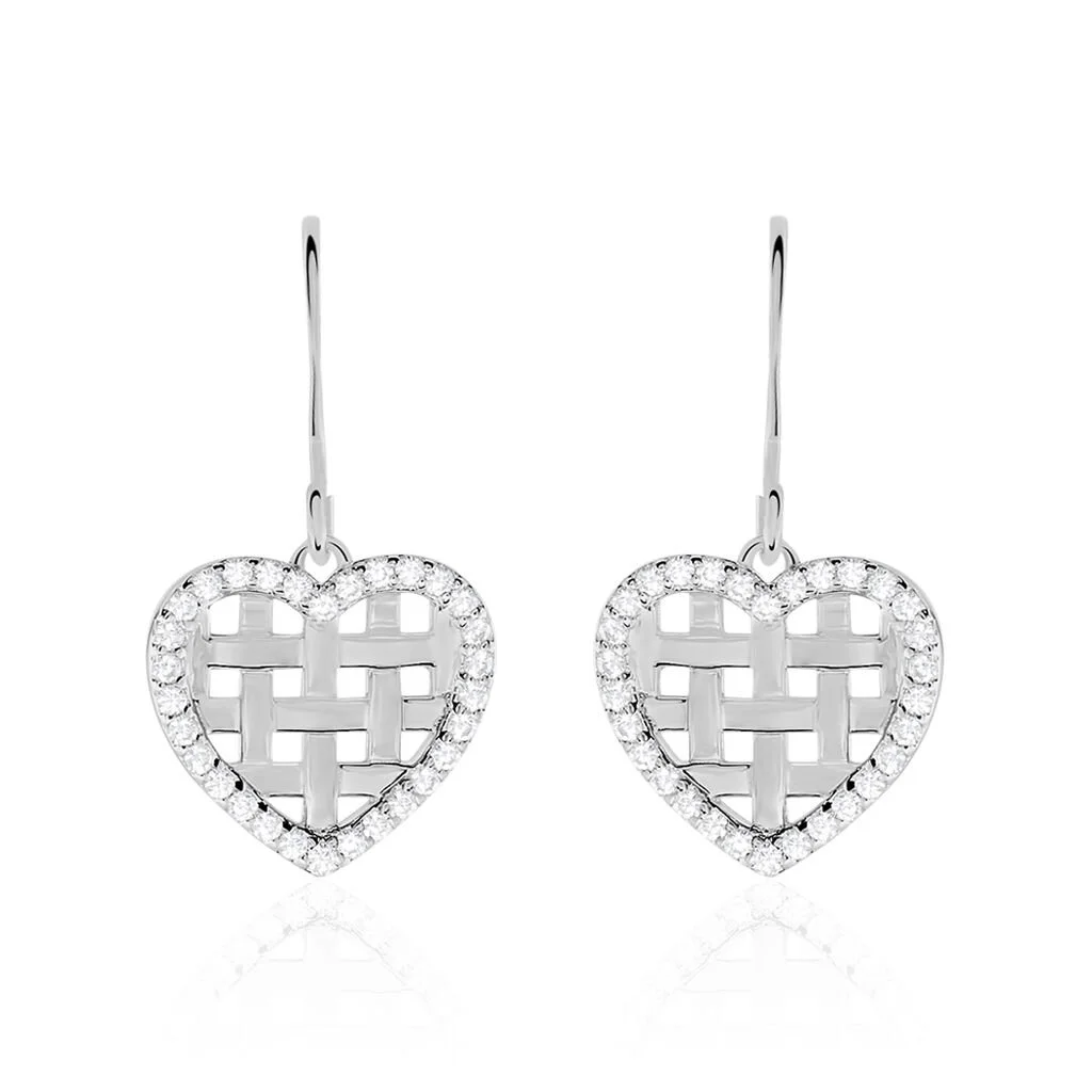 Histoire D'Or Boucles D'oreilles Pendantes Argent Helenius Oxyde De Zirconium 3 Histoire D'Or Boucles D'oreilles Pendantes Argent Helenius Oxyde De Zirconium