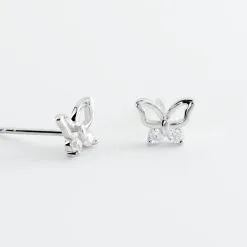 Histoire D'Or Boucles D'oreilles Puces Cyprian Argent Blanc Oxyde -Boucles d'oreilles Bracelet Soldes FAOFBZW1Q3 view2