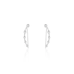 Histoire D'Or Bijoux D'oreilles Cristof Argent Oxyde