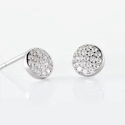 Histoire D'Or Boucles D'oreilles Puces Argent Blanc Victorin Oxydes De Zirconium -Boucles d'oreilles Bracelet Soldes FAOFBZW1QB view2