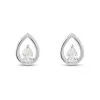 Histoire D'Or Boucles D'oreilles Puces Argent Blanc Temusio Oxydes De Zirconium