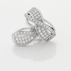 Histoire D'Or Créoles Hallinskidi Argent Oxyde De Zirconium -Boucles d'oreilles Bracelet Soldes FAOFBZW1QR view2