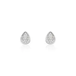 Histoire D'Or Boucles D'oreilles Puces Laouenan Argent Oxyde De Zirconium