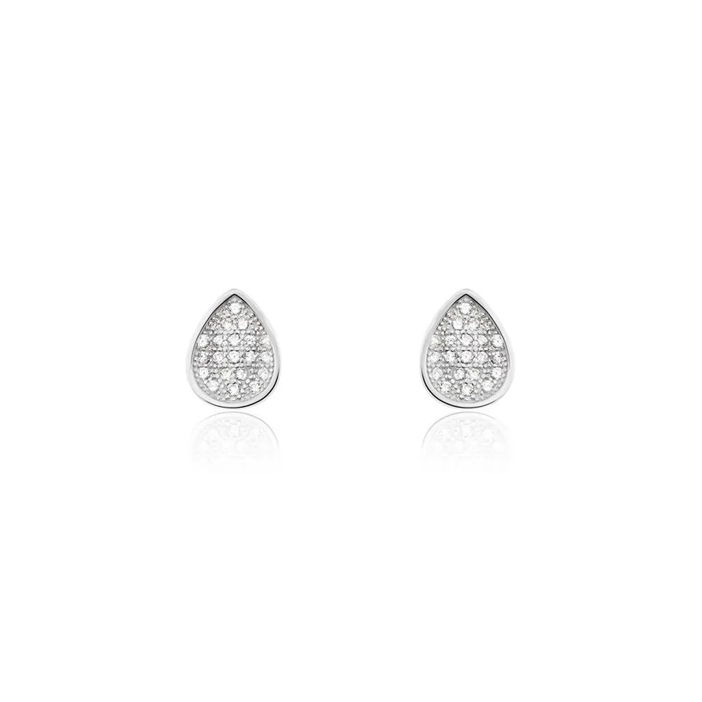 Histoire D'Or Boucles D'oreilles Puces Laouenan Argent Oxyde De Zirconium 3 Histoire D'Or Boucles D'oreilles Puces Laouenan Argent Oxyde De Zirconium