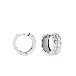 Histoire D'Or Créoles Bergimus Argent Oxyde 7 Histoire D'Or Créoles Bergimus Argent Oxyde -Boucles d'oreilles Bracelet Soldes FAOFBZW1R4 view1