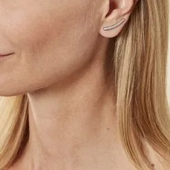 Histoire D'Or Bijoux D'oreilles Argent Blanc Solvic Oxydes De Zirconium -Boucles d'oreilles Bracelet Soldes FAOFBZW1RX model0