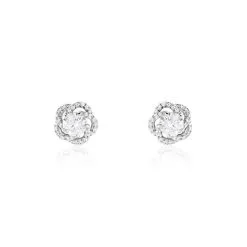 Histoire D'Or Boucles D'oreilles Puces Seamus Oxydes De Zirconium