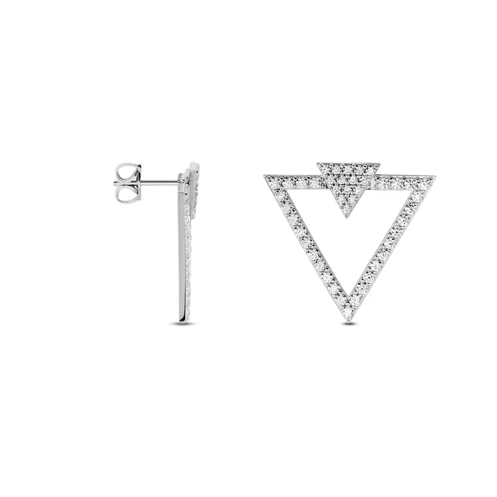 Histoire D'Or Boucles D'oreilles Pendantes Sauge Argent Blanc Oxyde 4 Histoire D'Or Boucles D'oreilles Pendantes Sauge Argent Blanc Oxyde – Image 2
