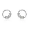 Histoire D'Or Boucles D'oreilles Puces Argent Blanc Ursine Oxydes De Zirconium -Boucles d'oreilles Bracelet Soldes FAOFBZW1TO master