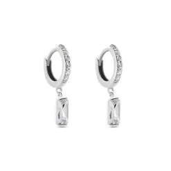 Histoire D'Or Créoles Argent Blanc Irenion Oxydes De Zirconium 7 Histoire D'Or Créoles Argent Blanc Irenion Oxydes De Zirconium -Boucles d'oreilles Bracelet Soldes FAOFBZW1TZ view1