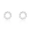 Histoire D'Or Boucles D'oreilles Puces Argent Blanc Leonhard Oxydes De Zirconium