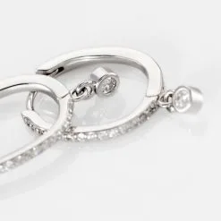 Histoire D'Or Créoles Argent Blanc Ursinus Oxydes De Zirconium -Boucles d'oreilles Bracelet Soldes FAOFBZW1UU view2