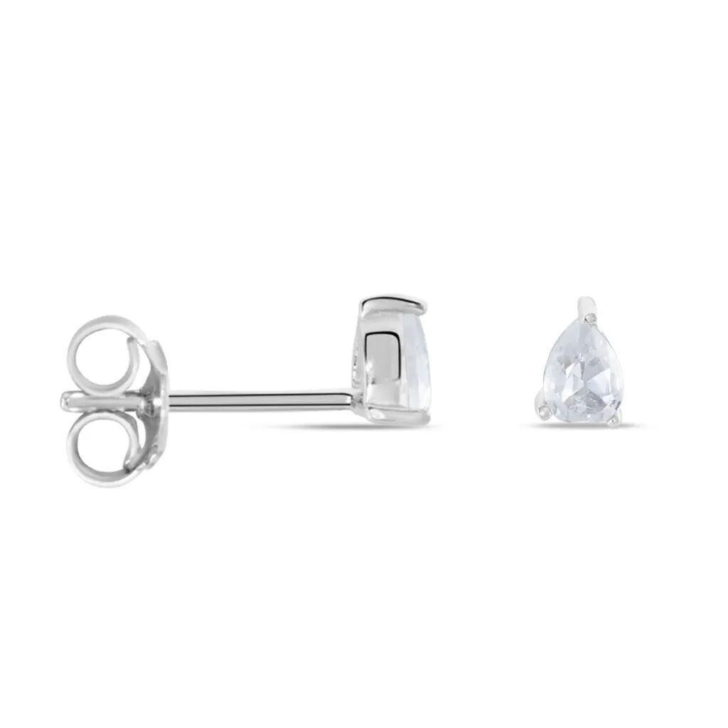 Histoire D'Or Boucles D'oreilles Puces Anaru Argent Blanc Oxyde De Zirconium 4 Histoire D'Or Boucles D'oreilles Puces Anaru Argent Blanc Oxyde De Zirconium – Image 2
