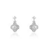 Histoire D'Or Boucles D'oreilles Pendantes Edyta Argent Blanc Oxyde De Zirconium -Boucles d'oreilles Bracelet Soldes FAOFBZW1ZX master