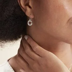 Histoire D'Or Boucles D'oreilles Pendantes Circus Argent Blanc Oxyde De Zirconium -Boucles d'oreilles Bracelet Soldes FAOFBZW858 model0