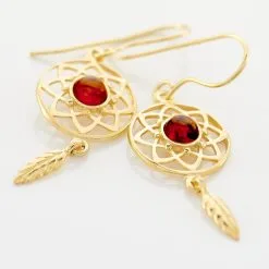 Histoire D'Or Boucles D'oreilles Pendantes Lona Argent Jaune Ambre -Boucles d'oreilles Bracelet Soldes FAOFJIY001 view2