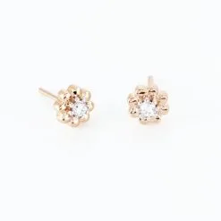 Histoire D'Or Boucles D'oreilles Puces Argent Rose Donella Oxyde De Zirconium 8 Histoire D'Or Boucles D'oreilles Puces Argent Rose Donella Oxyde De Zirconium -Boucles d'oreilles Bracelet Soldes FAOFRZW463 view2